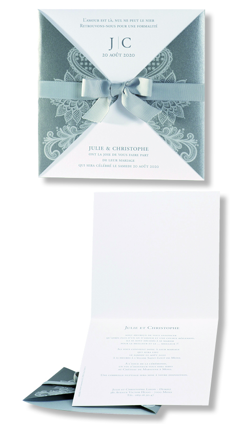 Faire-part de mariage "Baroque" 106060