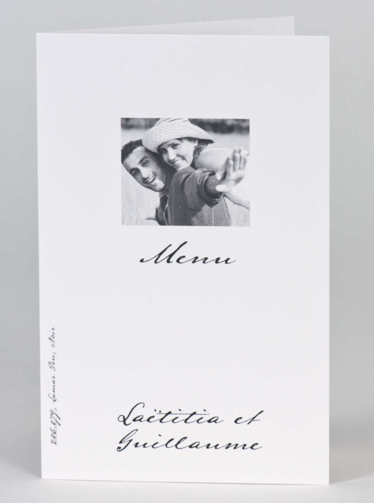 Menu de mariage "Photo" 206079