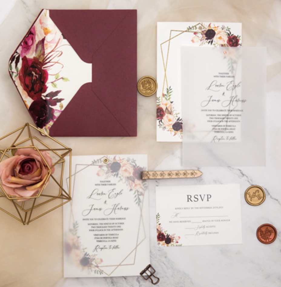 Faire-part de mariage WDV0005