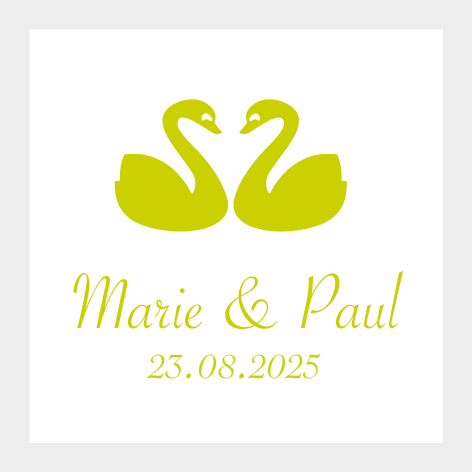 Sticker autocollant mariage MBI032