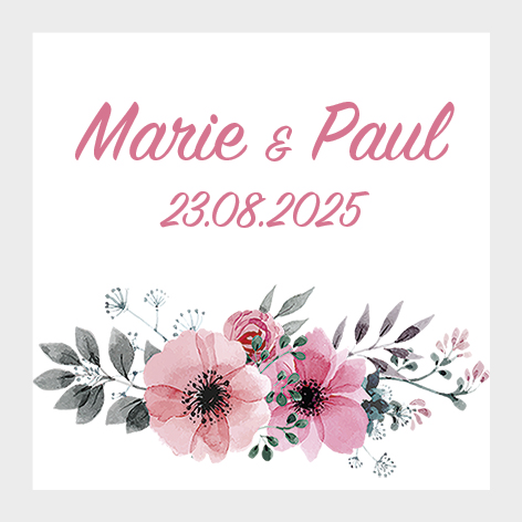 Sticker autocollant mariage MBI037