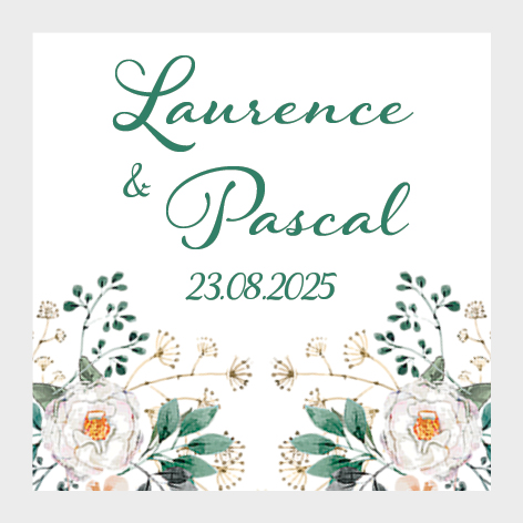 Sticker autocollant mariage MBI039