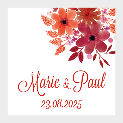 Sticker autocollant mariage MBI041