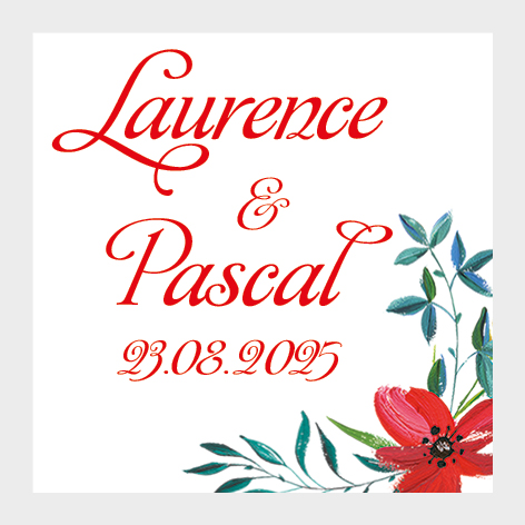 Sticker autocollant mariage MBI044