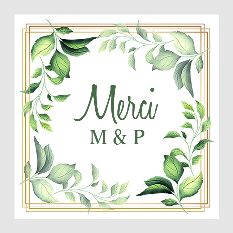 Sticker autocollant mariage MBI049