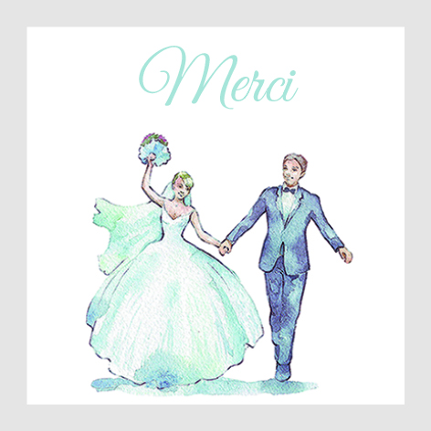 Sticker autocollant mariage MBI050