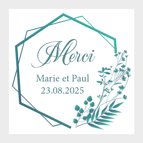 Sticker autocollant mariage MBI053