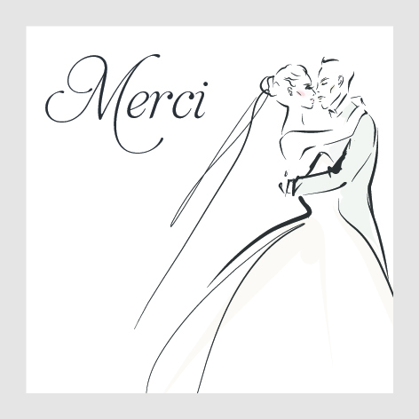 Sticker autocollant mariage MBI054