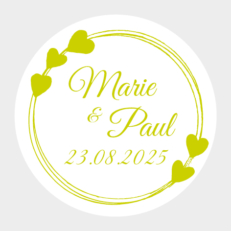 Sticker autocollant mariage MBI008