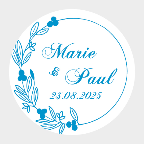 Sticker autocollant mariage MBI009