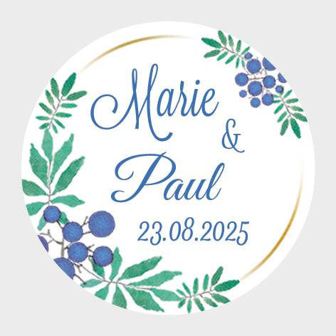 Sticker autocollant mariage MBI013