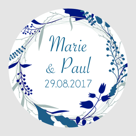 Sticker autocollant mariage MBI015