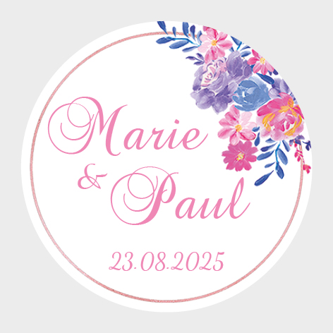 Sticker autocollant mariage MBI016
