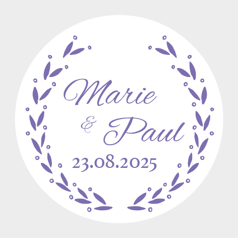 Sticker autocollant mariage MBI019