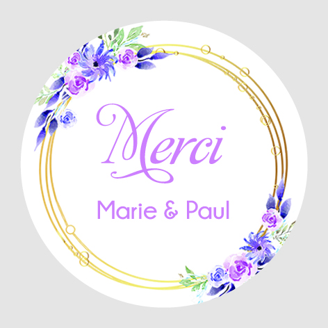 Sticker autocollant mariage MBI021