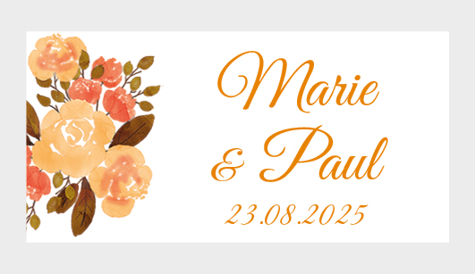 Sticker autocollant mariage MBI062