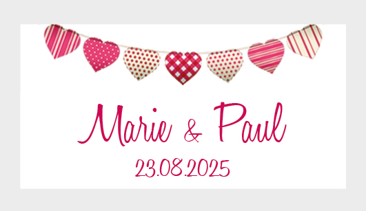 Sticker autocollant mariage MBI063