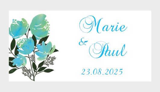 Sticker autocollant mariage MBI064