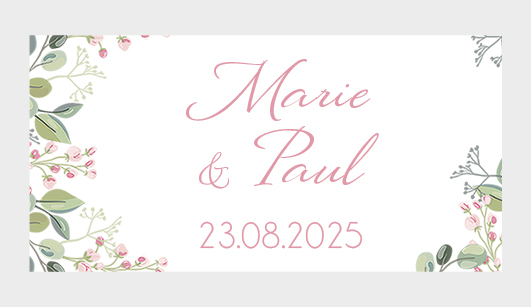 Sticker autocollant mariage MBI065