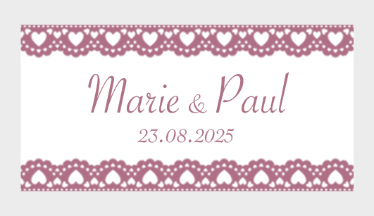 Sticker autocollant mariage MBI068